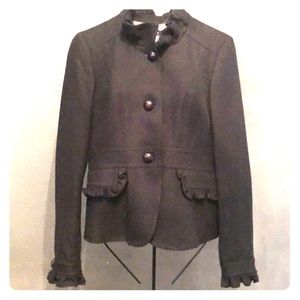 J. Crew Women’s Black Wool Blazer Jacket Coat